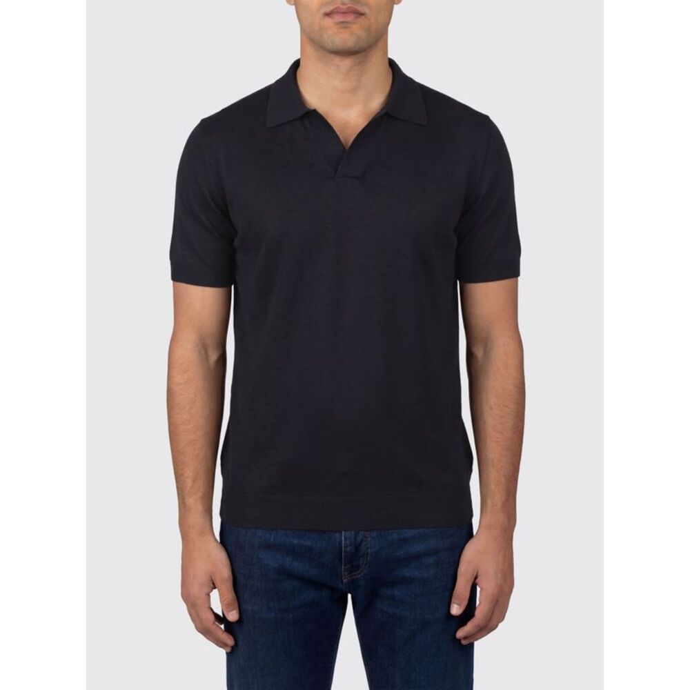 Tagliatore Polo Shirt Men Black